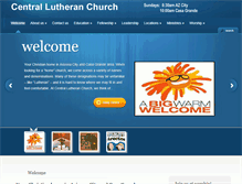 Tablet Screenshot of centrallutheranaz.org